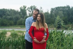 Sesja ciążowa w plenerze - Patrycja i Sebastian