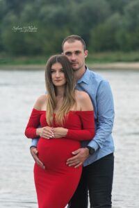 Sesja ciążowa w plenerze - Patrycja i Sebastian